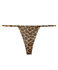 Bonjour Sleep Satin Thong: Coco Leopard