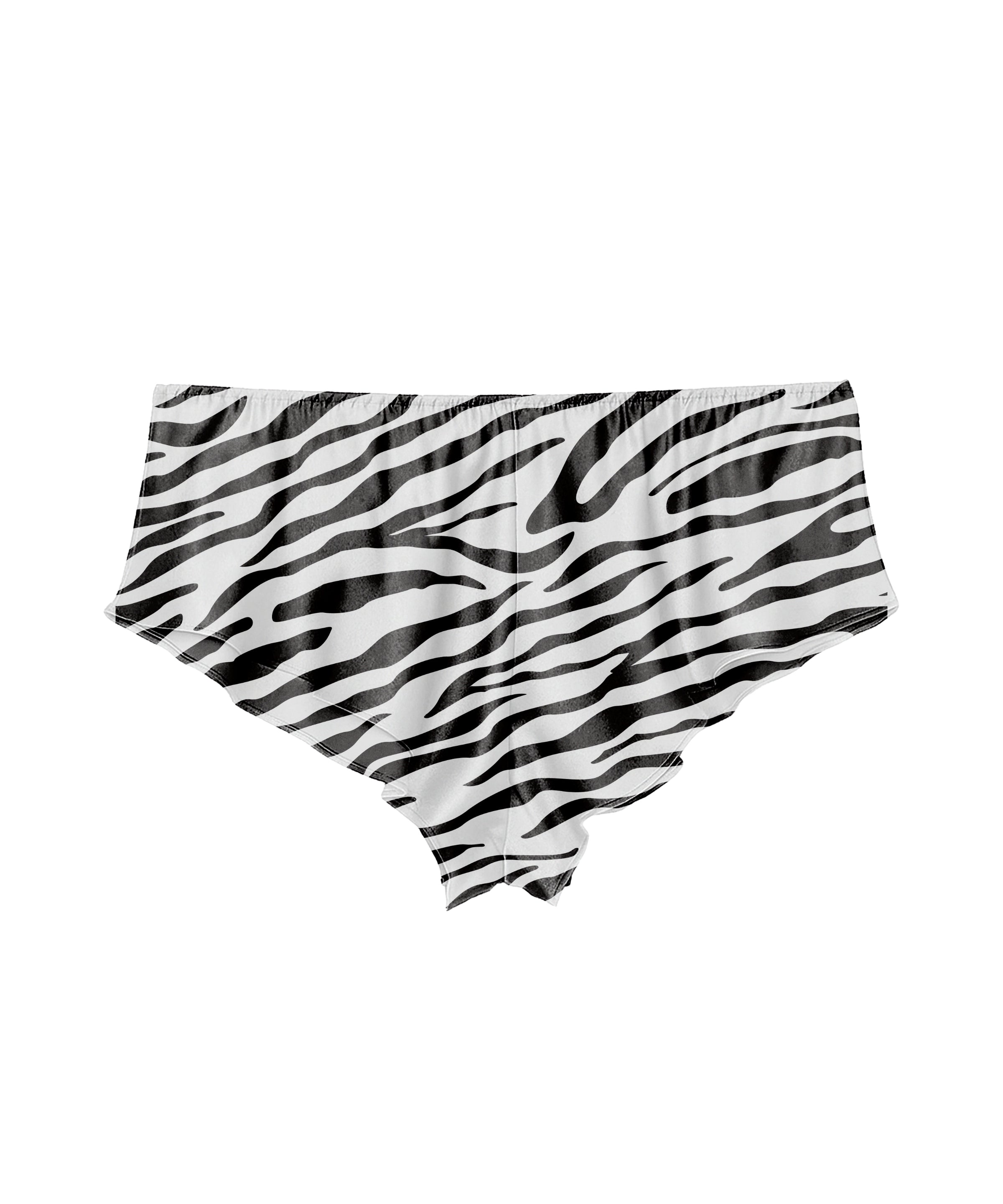 Bonjour Sleep Shorts: Black and White Zebra