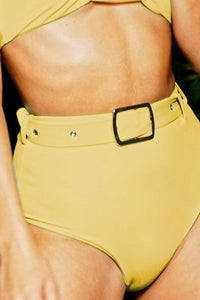 Bonjour Bottom Belted: Yellow