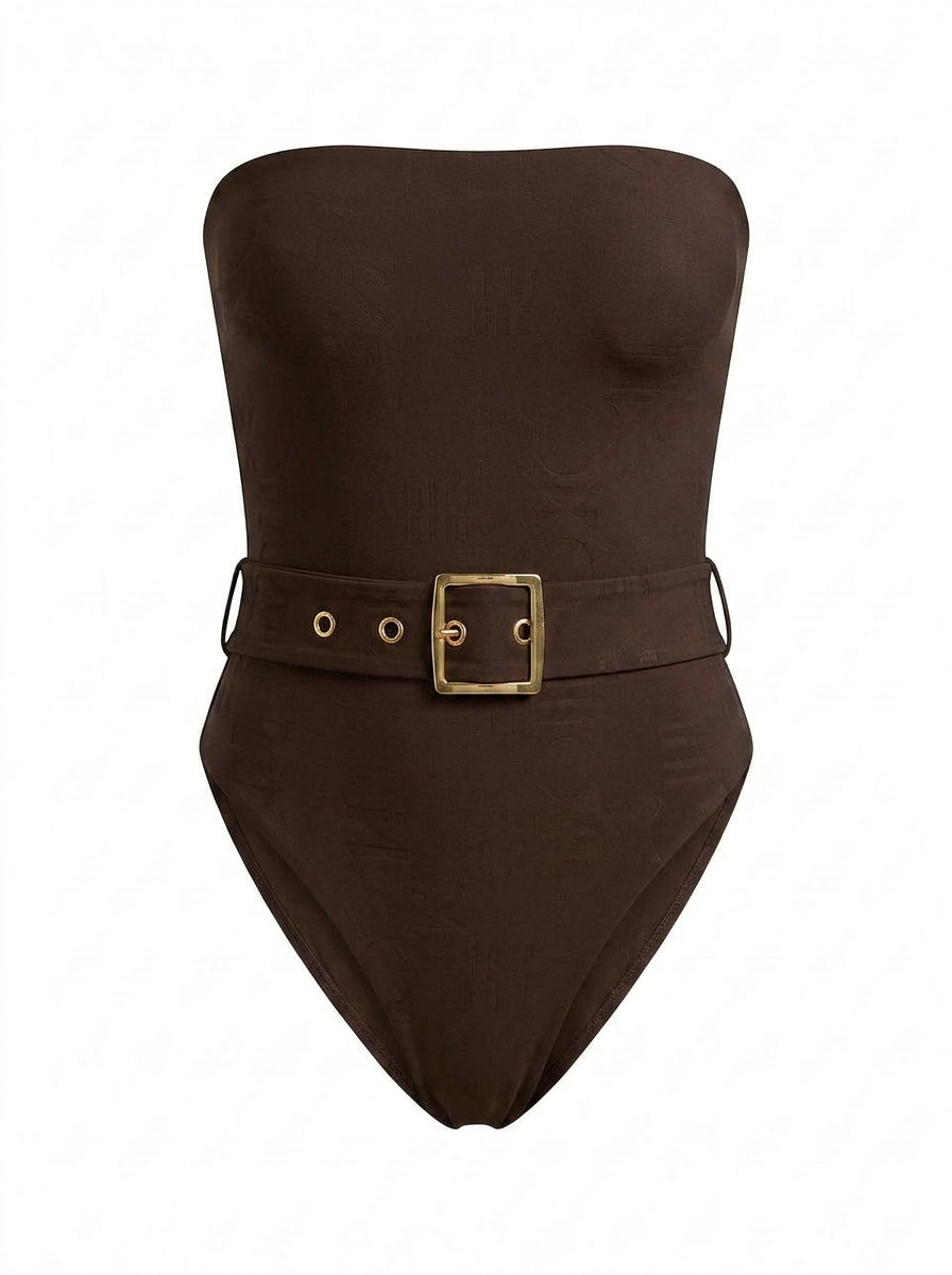 Bondi Swim One Piece: Brown