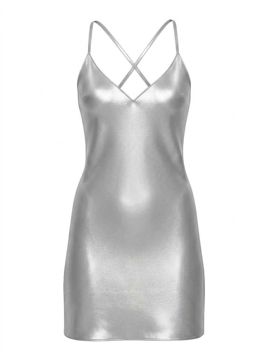Bonjour Sleep Dress: Silver